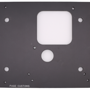 MOUNTING PLATE FOR DAKOTA DIGITAL AND FUSE BOX, 67-72 CHEVY C-10 & BLAZER