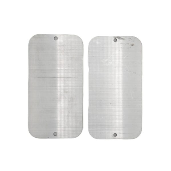 HATCH HINDE COVERS W/SCREW(PAIR) BILLET ALUMINUM, '69-'72 BLAZER - Image 2