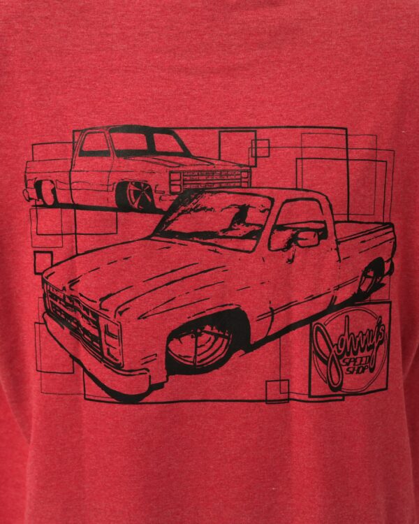 JOHNNY'S SPEED SHOP HIP 2 BE SQUARE T-SHIRT - Image 4