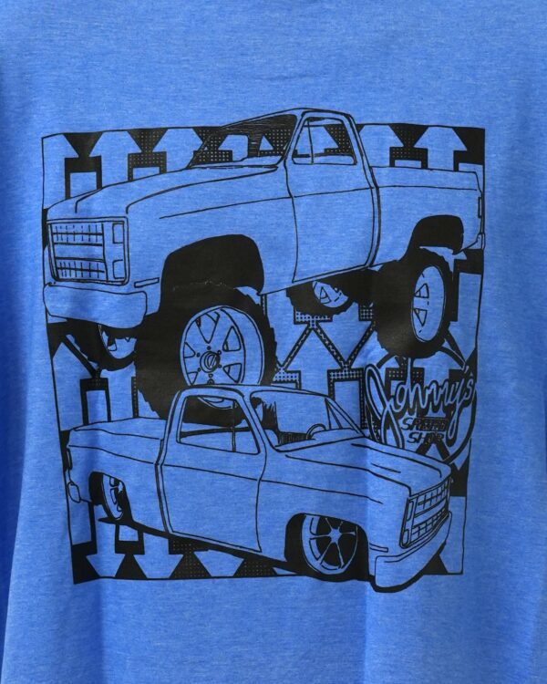 JOHNNY'S SPEED SHOP UP AND DOWN T-SHIRT - Image 4