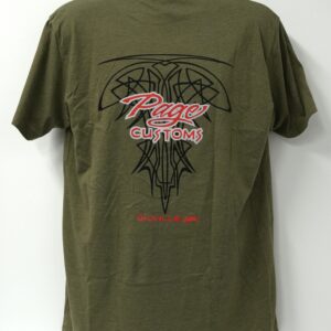 PAGE CUSTOMS PINSTRIPE T-SHIRT GREEN