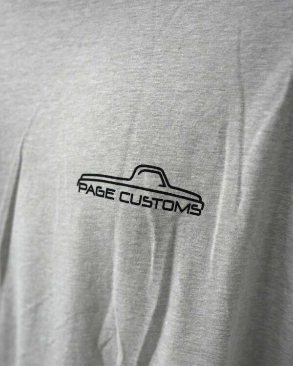 PAGE CUSTOMS PINSTRIPE T-SHIRT GREY - Image 3