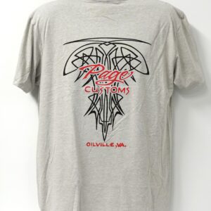 PAGE CUSTOMS PINSTRIPE T-SHIRT GREY