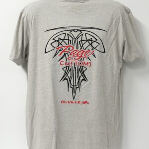 PAGE CUSTOMS PINSTRIPE T-SHIRT GREY