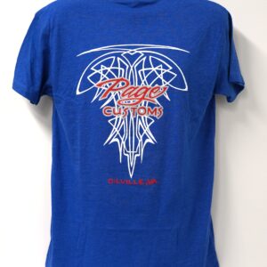 PAGE CUSTOMS PINSTRIPE T-SHIRT BLUE