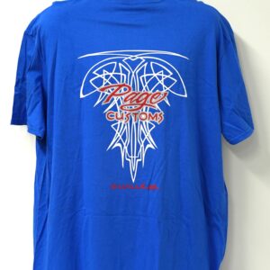 LIMITED PAGE CUSTOMS PINSTRIPE T-SHIRT SOLID BLUE