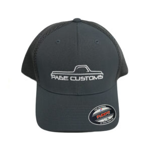 PAGE CUSTOMS GREY FLEX FIT HAT