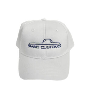 PAGE CUSTOMS GREY & BLUE ADJUSTABLE HAT